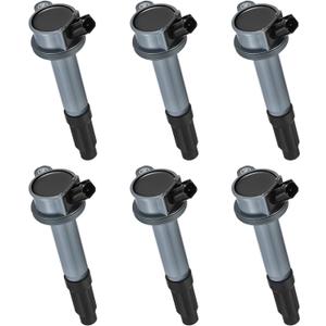 BDFHYK Ignition Coil Pack UF486 Compatible with Ford Escape 2008-2012 Fusion 2006-2012 Mercury Milan 2006-2011 Mariner 2009-2011 Lincoln Zephyr 2006 Ford Oem Coil Pack Coil for DG514 3.0L V6 Set of 6
