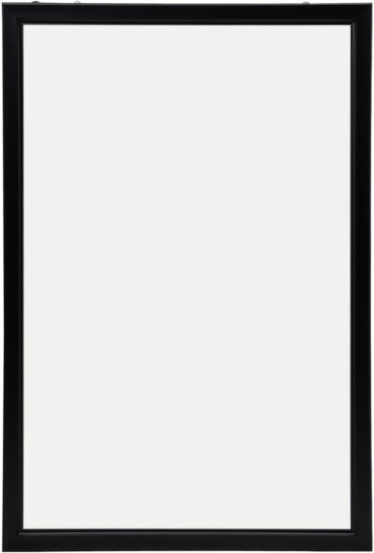 27X40inch LED Movie Poster Frame With Flip Design, Store Sign Holders LED Light Box Advertising Display, Black Art Picture Frame for Business Signs Menu Display