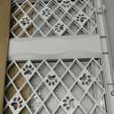 MYPET North States Paws Portable Pet Gate: 26-40" Wide. Pressure Mount. No Tools Needed. Made in USA. Dog Gate 23" Tall, Expandable, Durable Dog Gates for Doorways, Light Gray