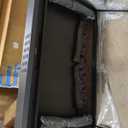 Benrocks 50'' Electric Fireplace Inserts with Glass Door, Recessed Wall Electric Fireplace Heater with Fire Crackling Sound, Adjustable Top Light & Flame Speed, Overheating Protection, 750/1500W Black