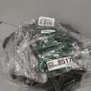 Riakrum 1 Pcs Quilted Door Cover Moving 39 x 79 Inches Door Moving Blankets Cotton Polyester Furniture Pads Cover for Washable Reusable Blanket for Interior Exterior Use, Black