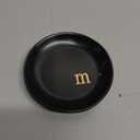 COLLECTIVE HOME - Ceramic Jewelry Tray, Decorative Trinket Dish for Rings Earrings Necklaces Bracelet Watch Keys, Birthday Mother's Day Christmas Gift for Women, 4.75", Black Surface (m)