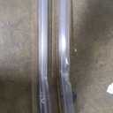 Shower Door Bottom&Side Seal Set 3PCS, 78" (1981mm) Length H-Type PVC Strip for 5/16" (8mm) Thick Frameless Glass Door, to Stop Water Leaks