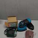 1.9Amp Cordless Detail Sander Compatible with Makita 18v Battery, Dust Collector, Brushless 12,000 OPM Speed, Compact Soft Palm Grip, 10pcs Sanding Pads, 2.0Ah Charger & Battery Kit (Blue)