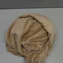 Gollense Curved Back Chair Covers for Dining Room, Velvet Stretch Mid Century Modern Chair Slipcovers, Semi Circle Back Chair Seat Protector for Kitchen Living Room (4PCS, Camel)