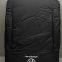 HOPERAN Dual-Sided Heated Stadium Seats for Bleachers with Back Support, 3 Levels Heating Stadium Seating for Bleachers Seat with Backrest, 5 Pockets Portable Stadium Chair for Outdoor (Black), Size: 25"