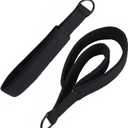Pilates Double Loop Straps with Extra Padding, Adjustable D Ring Reformer Straps for Home Gym, Yoga Stretching, Core Strength Training