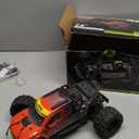 1/14 Brushless RC Cars, Monster Truck, RC Truck, 50+ MPH, 4WD, Waterproof, Red, Ages 8+