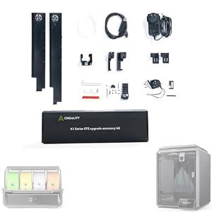 Creality Official K1 Series CFS Upgrade Accessory Kit, Enable Multi-Color 3D Printing with CFS Filament System, Compatible with K1 Max, K1C, K1, K1 SE 3D Printers