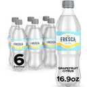 Fresca Citrus Soda Soft Drink, 16.9 fl oz Bottles, 6 Pack (EXP 10/31/26)
