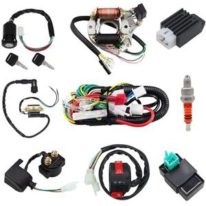 Amavoler Complete Electrics Stator Coil CDI Wiring Harness Kits Aftermarket Replacement Parts Fit for 50cc 70cc 110cc 125cc ATV Quad 4 Wheeler Dirt Pit Bikes.