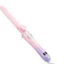 Curling Iron,Rotating Curling Iron 1 Inch for Long Hair up to 450F,Beach Waves Hair Curler Automatic Curling Wand with Dual Voltage for Travel