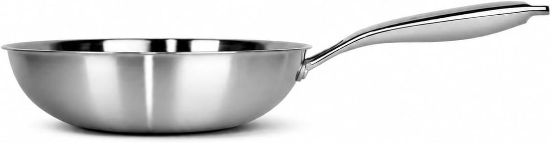 siraat Titanium Hammered Wok Pan Pro, PFAS Free Frying Pan 11"