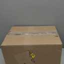 Vintiquewise Decorative Round Wicker Woven Rope Storage Blanket Basket with Braided Handles - Medium (Brown)