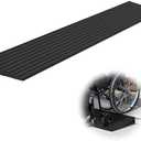 Nuvium 1.2" Rise Threshold Ramps for Doorways, 35.5" Wide Natural Rubber Power Wheelchair Ramp is Adjustable and Cuttable for Doorways, Curb, Sweeper, Power Scooters, 2000 Lbs Load Capacity