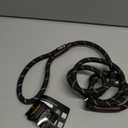 Fida Durable Slip Lead Dog Leash, 6 FT x 1/2" Heavy Duty Dog Loop Leashes, Comfortable Strong Rope Slip Leash for Large Medium Dogs, No Pull Pet Training Lead with Highly Reflective(1/2", Black)