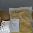 Long Round Bolster Pillow for Adults, Soft Cylinder Roll Pillow for Bed & Couch, Supportive Sleeping Pillow(Honey Yellow, 59"*7.87")