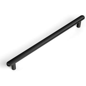 Goo-Ki 6 Pack 7 9/16" Classic Curvature Matte Black Cabinet Handles - Timeless Appeal Meets Modern Functionality for Kitchen Drawer Improvement