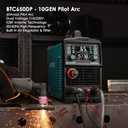 Plasma Cutter, [Pilot Arc] [Large LED Display] [Air Sensor] 65A bestarc Plasma Cutter Machine 110/220V Dual Voltage, 5/8 Inch Clean Cut 1 Inch Max Cut, Post Flow 2T/4T for Beginners DIY