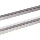 32 Inch Long Stainless Steel Door Handles Back-to-Back Brushed Nickel Finish, Modern Door Pulls for Commercial Glass Wooden Barn Fiberglass Home Office Interior Exterior Doors, Square Rectangle Bar