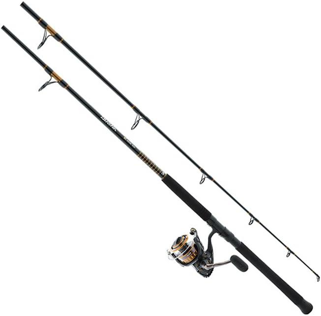 Daiwa BG5000/1002MH Daiwa, BG Saltwater Pre-Mounted Combo, 5000, 6 + 1 Bearing, Spinning, 10', 2 Piece, Medium Heavy