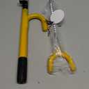 Tevlaphee Steering Wheel Lock - Anti Theft Device with Adjustable Car Wheel Lock, 3 Keys (Yellow)