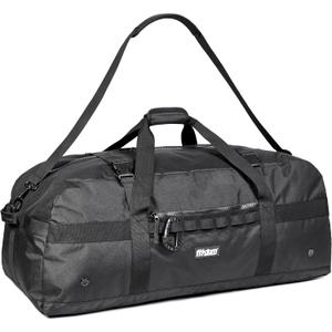 Fitdom 132L 36" Heavy Duty Extra Large Sports Gym Equipment Travel Duffel Bag W/Adjustable Shoulder & Compression Straps. Perfect for Soccer Baseball Basketball Hockey Football Team Coaches & More (Black)