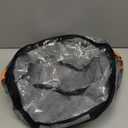 Oversized Clear Hat Storage Box for Women, Cowboy Hat Organizer for Closet, Wide Brims Hat Case with Carrying Handles, Hat Bag (Grey)