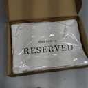 12 Pcs Reserved Seating Signs, This Row Is Reserved Hanging Signs with Silk Ribbon for Wedding Chairs Handmade Paper Chairs Sign for Wedding Ceremony Church Events Benches(White)
