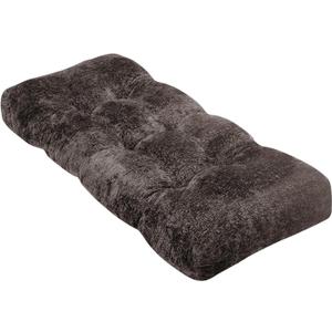 Bench Cushion 36 Inch - Luxury Chenille, High-Density Memory Foam, Non-Slip Bottom, Soft Durable Indoor Tufted Long Seat Cushion for Window Garden Furniture (Brown, 36x14x4 Inch)