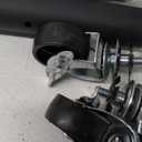 Adjustable Table Leg Risers, Table Leg Extenders with Heavy Duty Casters, Table Risers for Folding Table, Table Height Extender for Straight Leg 2 Levels/Heights (4 Pack, 10.6in) (10.6 in (27cm))