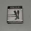 Physix Gear Compression Socks 20-30 mmHg - Men & Women - Running, Nurses, Shin Splints, Flight, Travel (Black)