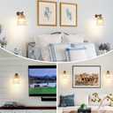 Boho Battery Operated Wall Sconces, Rattan Wall Sconce Set of 2 with Remote, RGB 15 Colors Dimmable Rechargeable Wall Light, Black Indoor Wireless Wall Lamp, Farmhouse Rattan Wall Lighting for Bedroom