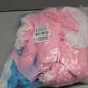 IRETG Inflatable Baby Sumo Costume for Adults Funny Blow Up Costume for Baby Gender Reveal Party (Blue&Pink)