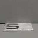 Tailgate Inserts Letters Compatible for 2022 2023 2024 2025 2026 Santa Cruz 3D Raised & Strong Adhesive Decals Letters Rear Emblem Decal Sticker Compatible for Santa Cruz Accessories-Matte Black