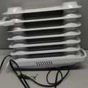 JASUN Oil Filled Radiator Heater with Adjustable Thermostat, Mini Portable Space Heater 700W for Indoor Use, Overheat Safety, Quiet Work, White