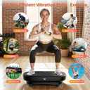Vibration Plate Exercise Machine, Vibrating Plate for Lymphatic Drainage, Shake Plate Whole Body Vibration Plate Platform, Fitness Equipment for Weight Loss Fat Burner for Women Men