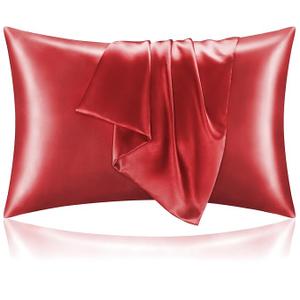 BEDELITE Satin Pillowcase 4Pack Hot Pink 20x36IN