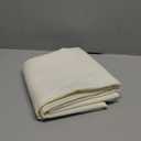 H.VERSAILTEX Linen Textured Table Cloths Square 60 x 60 Inch Premium Solid Tablecloth Spill-Proof Waterproof Table Cover for Dining Buffet Feature Extra Soft and Thick Fabric Wrinkle Free, Ivory