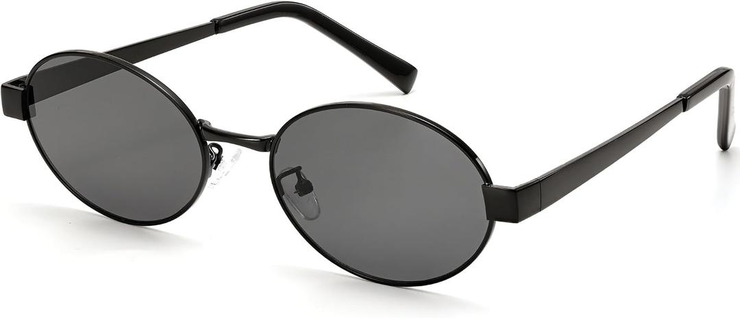 Retro Oval Sunglasses for Women Men Shade UV400 Protection Trendy Style