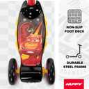 Huffy Toddler 3-Wheel Scooter for Kids, Multiple Colors & Licensed Character Graphics, Ages 3+, Durable Steel Frame, Wide Non-Slip Deck, Stable Lean-to-Steer Design, Light-Up Options, Girls/Boys
