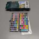 Artecho Watercolor Paint Set 100 Colors with Metallic in Portable Box, Paint Kit with Watercolor Papers and Brushes, Water Color Set for Beginners & Professionals