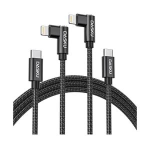 USB C to Lightning Cable [Apple MFi Certified] iPhone Charger Fast Charging 2Pack 10FT Long Nylon 90 Degree Type C iPhone Charger Cord Compatible with iPhone 14/13/12/11/XS/XR/X/8/iPad and More