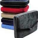 BCOSQPBUF Square Memory Foam Buckle Pillow, Assorted Colors