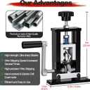 Manual Wire Stripping Machine, Gauge Wire 0.06"-1", Scrapping Copper Wire Peeler Machine, Drill Powered/Hand Crank Dual-drive Wire Stripper Tool for Scrap Copper Recycling & DIY etc.