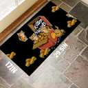 Kitten Nuggets Indoor Door Mat, Stylish 17x29.5in Non-Woven Fabric Floor Doormat with Funny Cartoon Cat in Box,Animal Lover Doormats, for Porch Insider,Bedroom,Living Room, Decor Rug Gifts