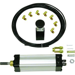 Buyers Products TGC32506VSPK Tailgate Cylinder Kit, Clevis Mount Pneumatic Cylinder, Tubing & Fittings, 6 Stroke, 3.25 Bore, Dump Truck Accessories