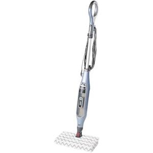 Shark Genius Steam Pocket Mop with 3 Electronic Intelligent Steam Control Settings, 2 Washable Pads, and Fill Flask, Blue