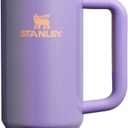 Stanley Quencher H2.0 Tumbler with Handle and Straw 30 oz | Flowstate 3-Position Lid | Cup Holder Compatible for Travel | Insulated Stainless Steel Cup | BPA-Free | Periwinkle Shimmer