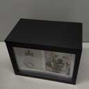 Chasing Tails Pet Urns for Dogs - Dog Urns for Ashes, Suitable for All Pets - Includes Paw Print Kit, Picture Frame and Photo Book for a Lasting Tribute and Keepsake Memory, Black